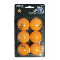 40MM 1 STAR 6 ORANGE TABLE TENNIS BALLS