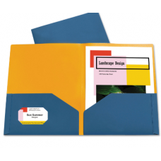 TWO TONE POCKET FOLDER