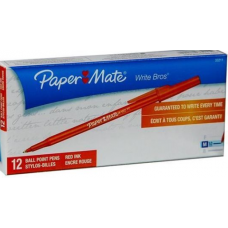 PAPERMATE PENS MED RED
