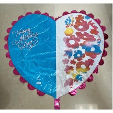 HAPPY MOTHERS DAY WATERCOLOR HEART