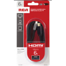  RCA 6 FT CABLE MICRO HDMI CABLE