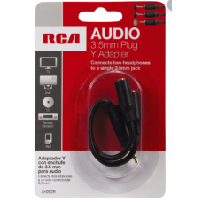  RCA MINI STEREO HEADPHONE Y ADAPTER