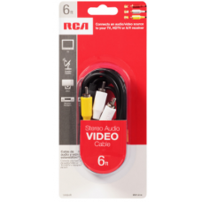 RCA STEREO A/V CABLE 6FT